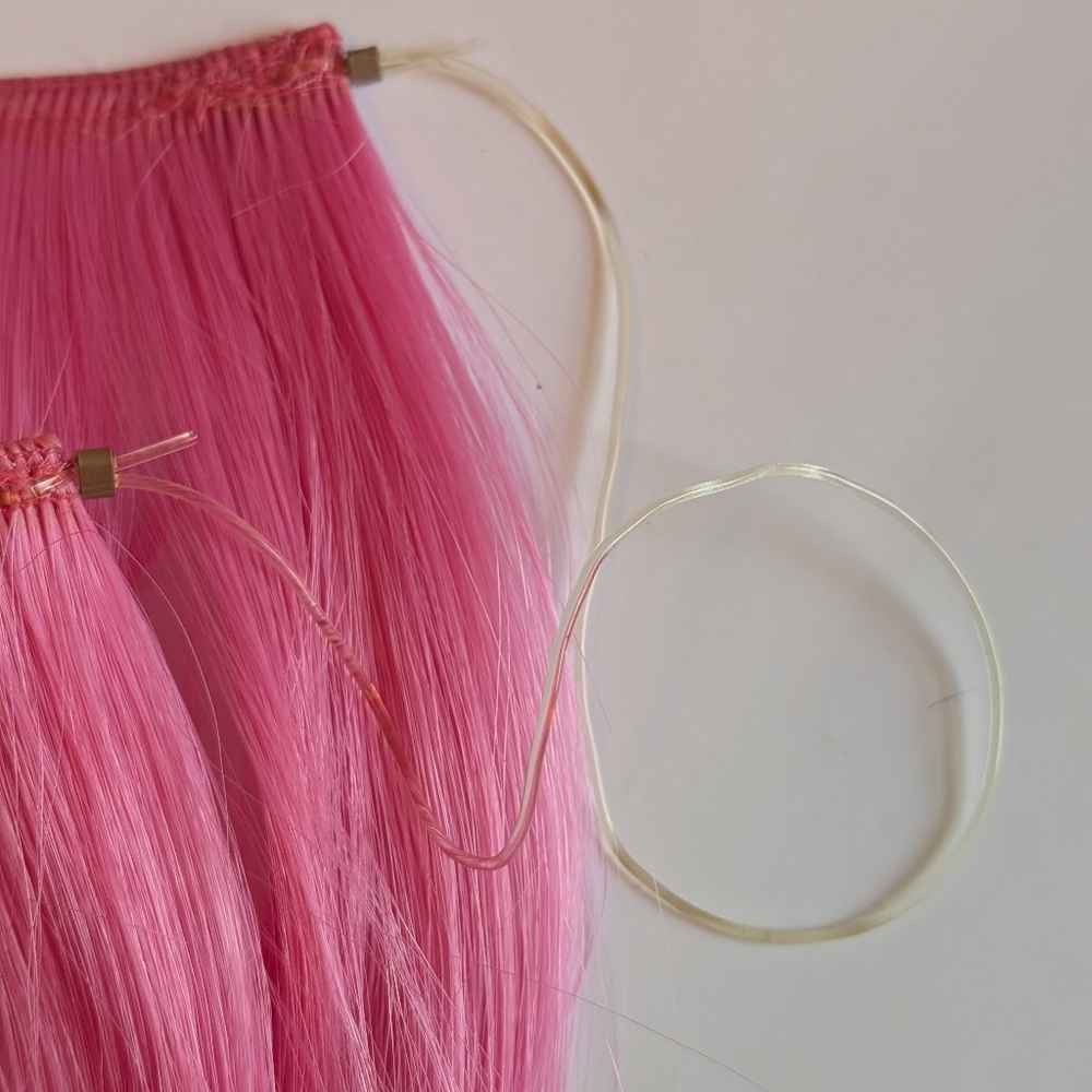 Pink Secret Color Headband Hair Extensions - Picture 11 of 12